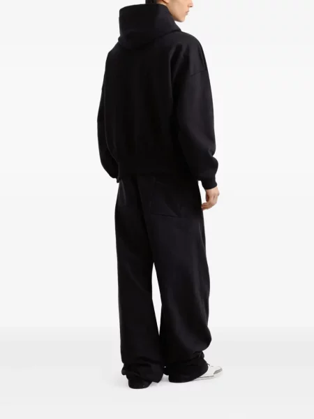 Hanorac cu glugă Dolce & Gabbana cu imagine negru