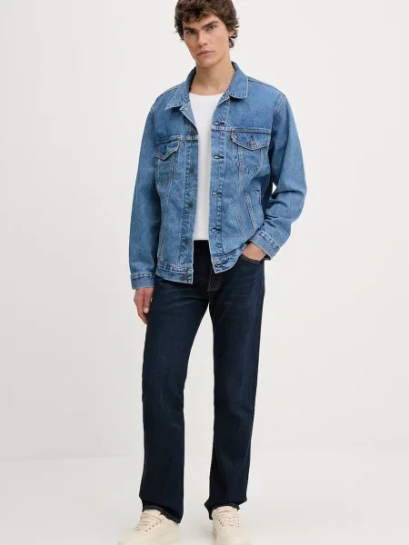 Levi's geacă jeans RELAXED FIT albastru