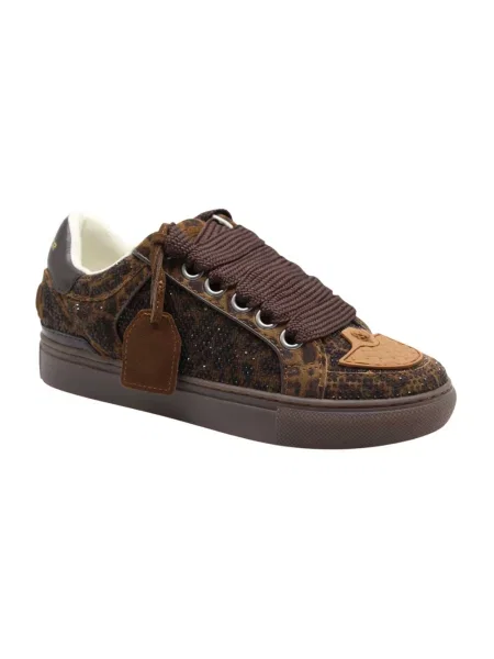 Sneakersy Kurt Geiger brązowe