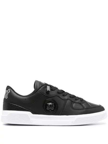Sneakerși Just Cavalli din piele negru