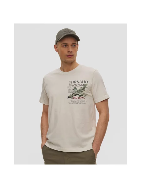 Aeronautica Militare t-shirt beżowa