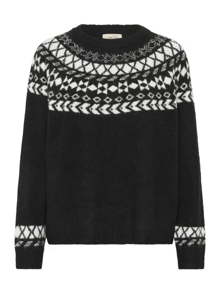 Cream Pulover Cherrie negru alb