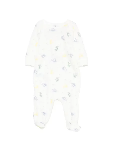 Piżama dziecięca Petit Bateau biała