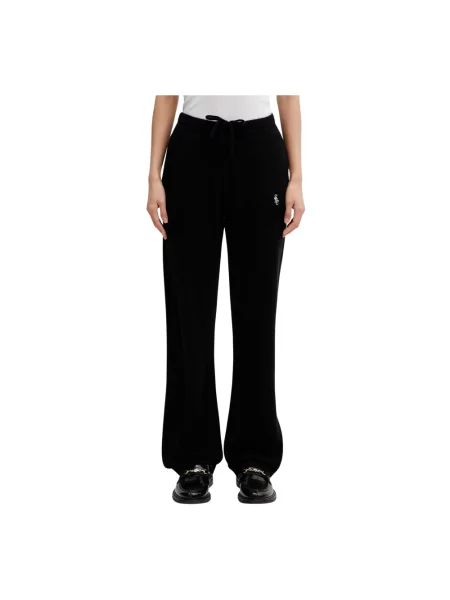 Sporty & Rich spodnie wełniane SRC Cashmere czarne