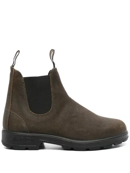 Botine chelsea Blundstone din piele de căprioară verde