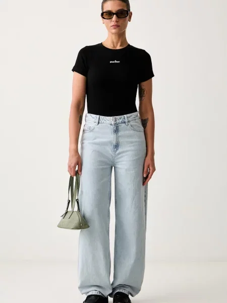 Guess Jeans tričko dámske s elastanom čierna