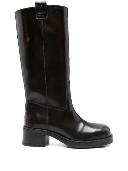 Botine Alohas din piele maro