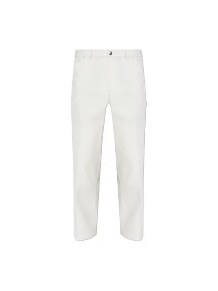 Spodnie Moncler z logo białe