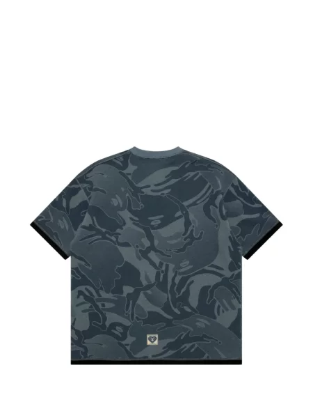 Tricou Aape By A Bathing Ape cu imagine albastru