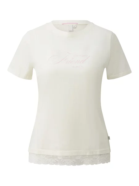 QS Tricou crem / rosé