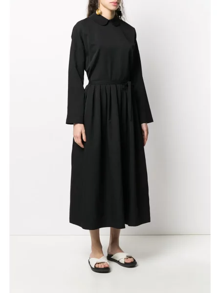 Zavinovací oblekové šaty Comme Des Garçons Pre-owned černé