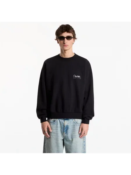 Суитшърт Obey Autograph Crew Black L черно