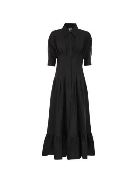 Rochie tip cămașă Max Mara negru
