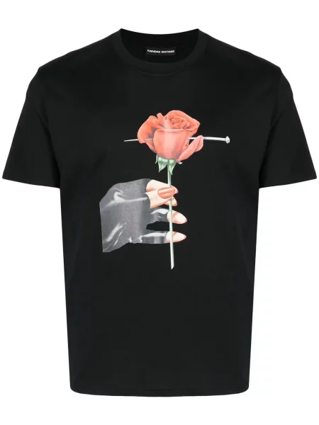 Tricou Kwaidan Editions cu decolteu rotund negru