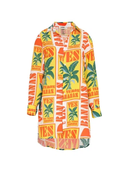 Rochie mini Amir Slama cu imagine de costum mini alb