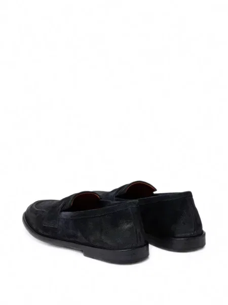 Pantofi loafer Marsell din piele de căprioară albastru