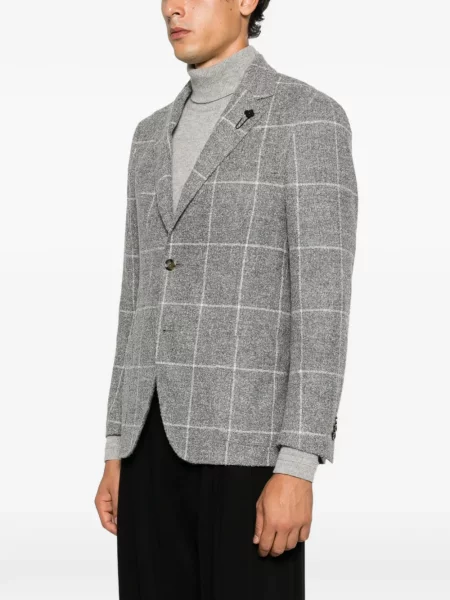 Sacou Lardini în carouri gri