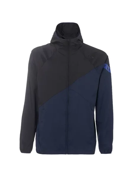 Geacă Oakley cu glugă albastru