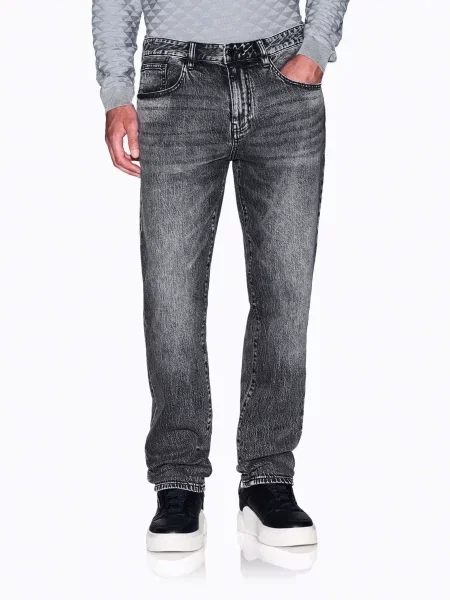 Завужені джинси Armani Exchange сірий