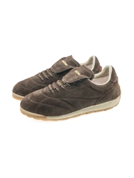Sneakersy Barracuda zamszowe brązowe