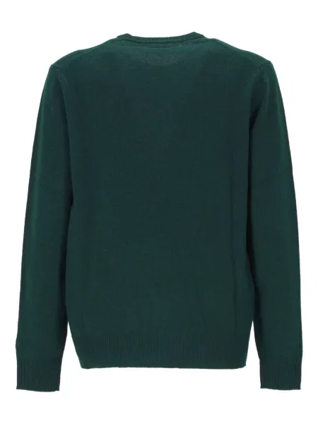 Pulover Mc2 Saint Barth cu decolteu rotund verde