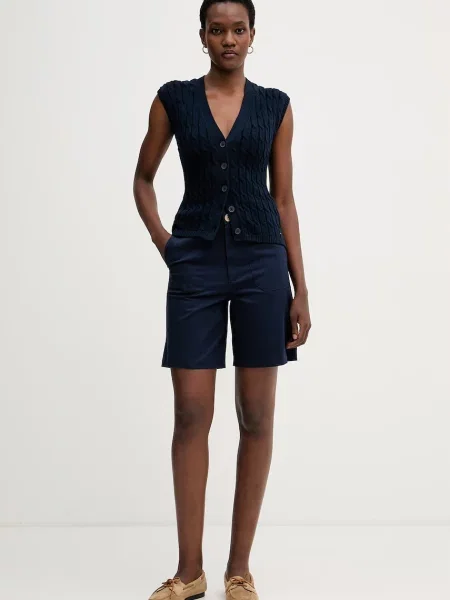 TOMMY HILFIGER Vestă tricotată bleumarin
