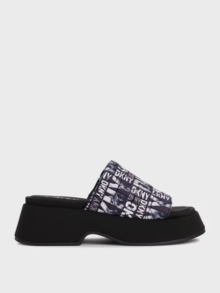 Шлепанцы Dkny черные