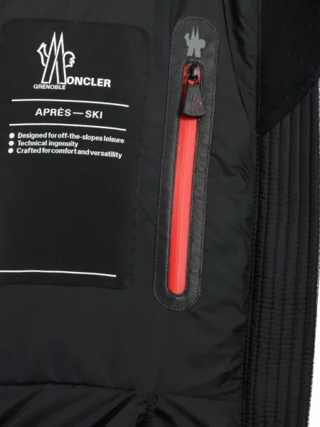 Geacă Moncler Grenoble gri