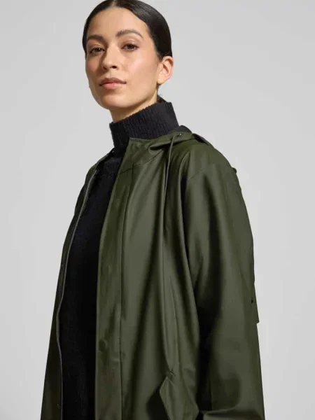 Krój regular fit parka z kapturem Model Fishtail' Rains khaki