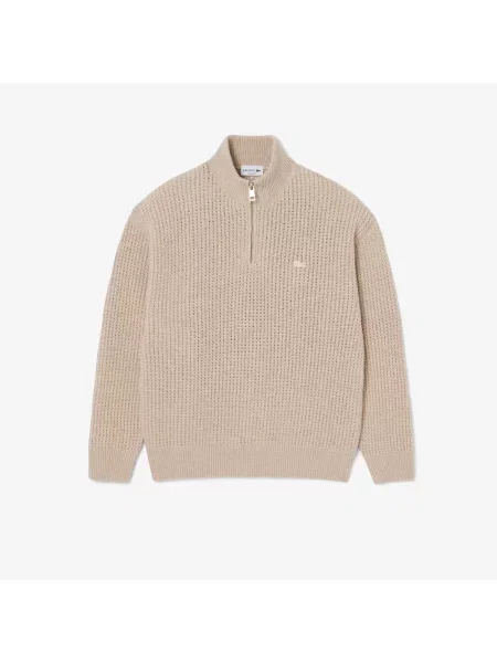 Вовняний светр Lacoste сірий