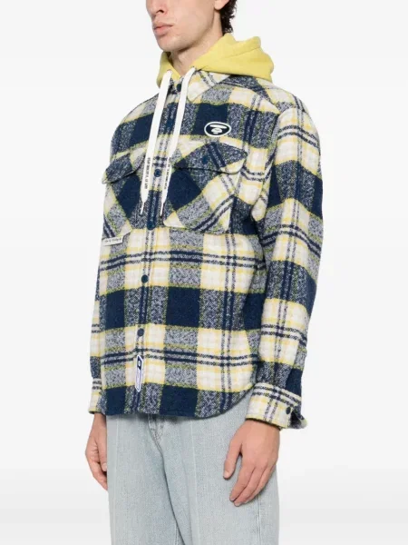 Geacă Aape By A Bathing Ape cu broderie albastru