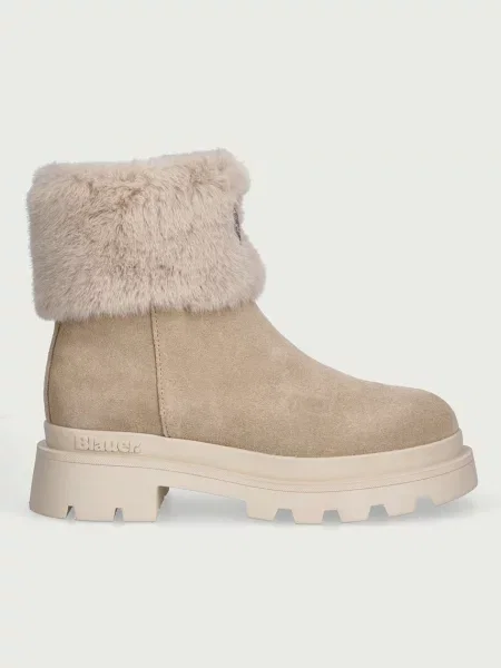 Pantofi Blauer din piele bej