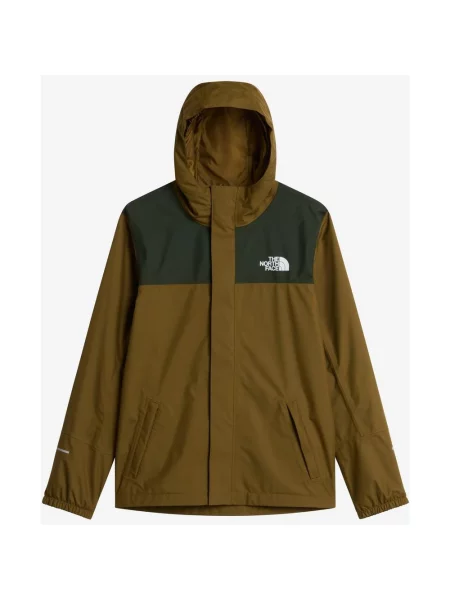 Kurtka przeciwdeszczowa dziecięca The North Face Antora Rain oliwkowy XS zielony