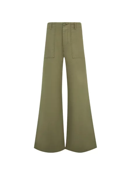 Pantaloni R13 evazate verde