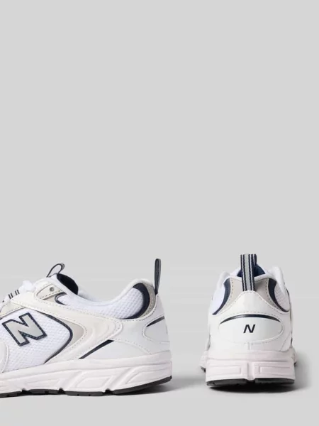 Sneakersy z detal z logo model New Balance białe