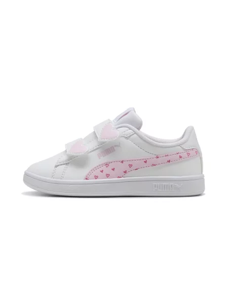 PUMA Dziecięce sneakersy Smash Hearty Akcesoria biały