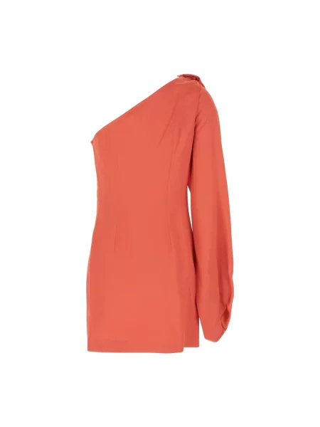 Sukienka Stella Mccartney na jednym ramieniu czerwona