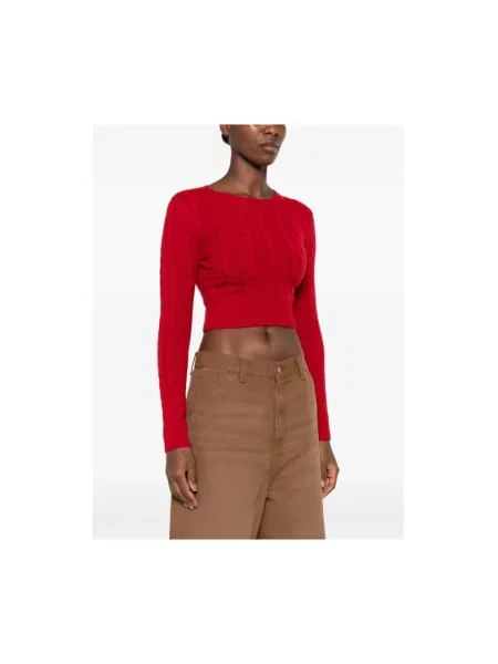 Sweter Sporty And Rich czerwony