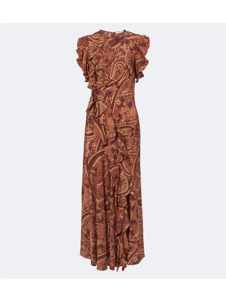 Rochie midi Ulla Johnson de mătase