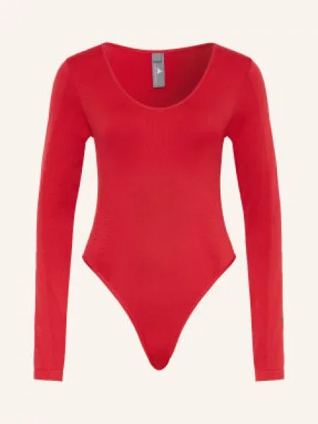 Adidas By Stella Mccartney Body Adidas By Stella Mccartney Seamless Yoga červená černá