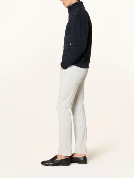 Boss Spodnie Delaware Slim Fit grau szare