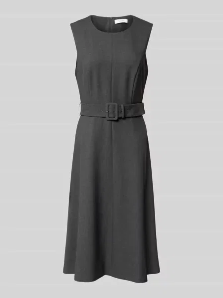 Sukienka midi z dodatkiem model ‘September’ Comma