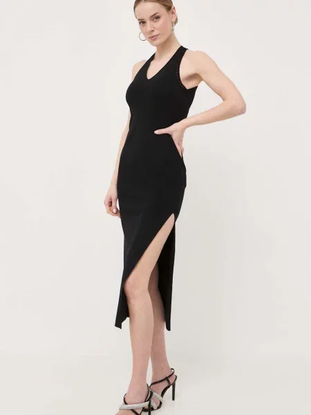 Marella rochie midi mulata negru