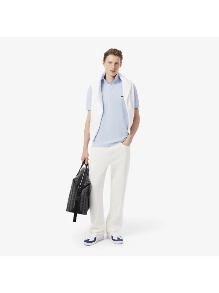 Lacoste Oryginalna Koszulka Polo O Klasycznym Kroju niebieski