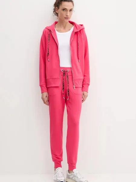 Спортивні штани Dkny однотонні бежевий