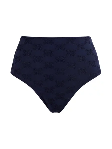 Bikini Vilebrequin z wysoką talią żakardowe niebieskie