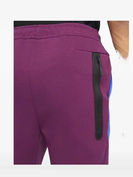 Pantaloni scurți Nike cu legături din fleece alergare roșu