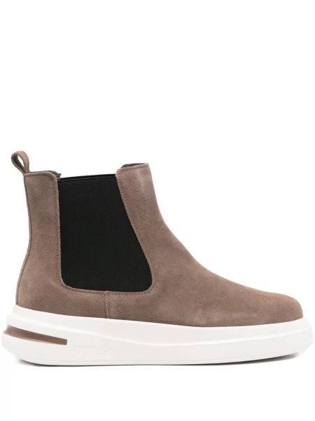 Botine Guess cu platformă maro