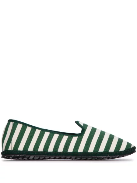 Pantofi loafer Vibi Venezia cu dungi verde