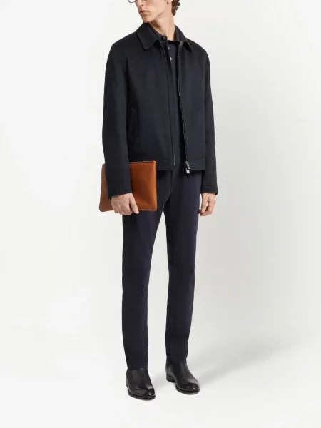 Polo marškinėliai Zegna mėlyna